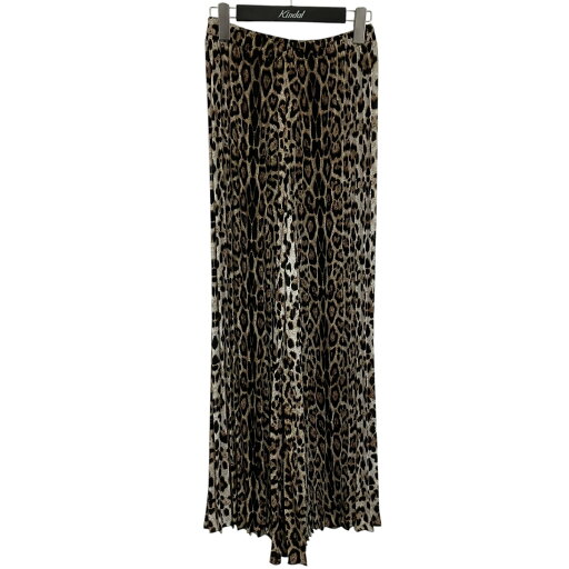 【中古】LOYD/FORD「LEOPARD PANTS」 レオパードプリーツパンツ ベージュ サイズ:Free【価格見直し】 【中古】LOYD/FORD「LEOPARD PANTS」 レオパードプリーツパンツ ベージュ サイズ:Free【価格見直し】