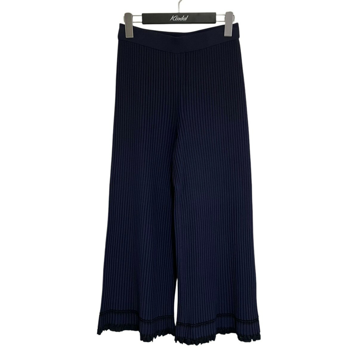【中古】theory ニットパンツ 01-1306701-830 ネイビー サイズ:S 【040525】(セオリー)