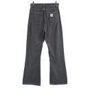 【中古】CARHARTT WIP W’ VARNEY PANT HW / BOOTCUT ブーツカット ウィメンズ ヴァーニー デニム パンツ ウォッシュブラッ...