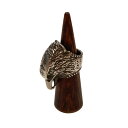 【中古】GUCCI ANGER FOREST イーグルヘッド リング シルバー サイズ:約12号 【040525】(グッチ)(4)