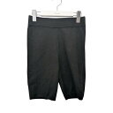 【中古】ALEXANDER WANG バックロゴリブハーフパンツ ブラック サイズ:XS 【040525】(アレキサンダーワン)