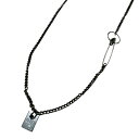 【中古】Maison Margiela 04AW 本人期 安全ピンネックレス シルバー 【040525】(メゾンマルジェラ)