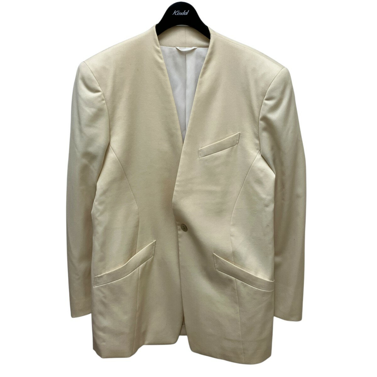 【中古】Thierry Mugler テーラードジャケット アイボリー サイズ:50 【050525】(ティエリーミュグレー)