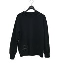 【中古】WTAPS×sacai Print Pullover トレーナー 25-0926S ブラック サイズ:2 【060525】(ダブルタップス×サカイ)