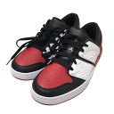 【中古】NIKE Jordan Nu Retro 1 Low スニーカー DV5141-601 レッド×ホワイト サイズ:26.0cm 【060525】(ナイキ...