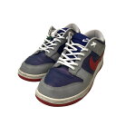 【中古】NIKE Dunk Low Samba スニーカー CZ2667-400 ライトグレー×ネイビー サイズ:28.5cm 【060525】(ナイキ)