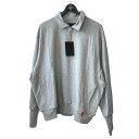 【中古】VANS TOKYO DESIGN COLLECTIVE ハーフジップ スウェットシャツ グレー サイズ:L 【070525】(ヴァンズ トーキョー デ...