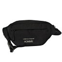 【中古】COMME des GARCONS HOMME CORDURA ウエストバッグ ブラック 【070525】(コムデギャルソンオム)