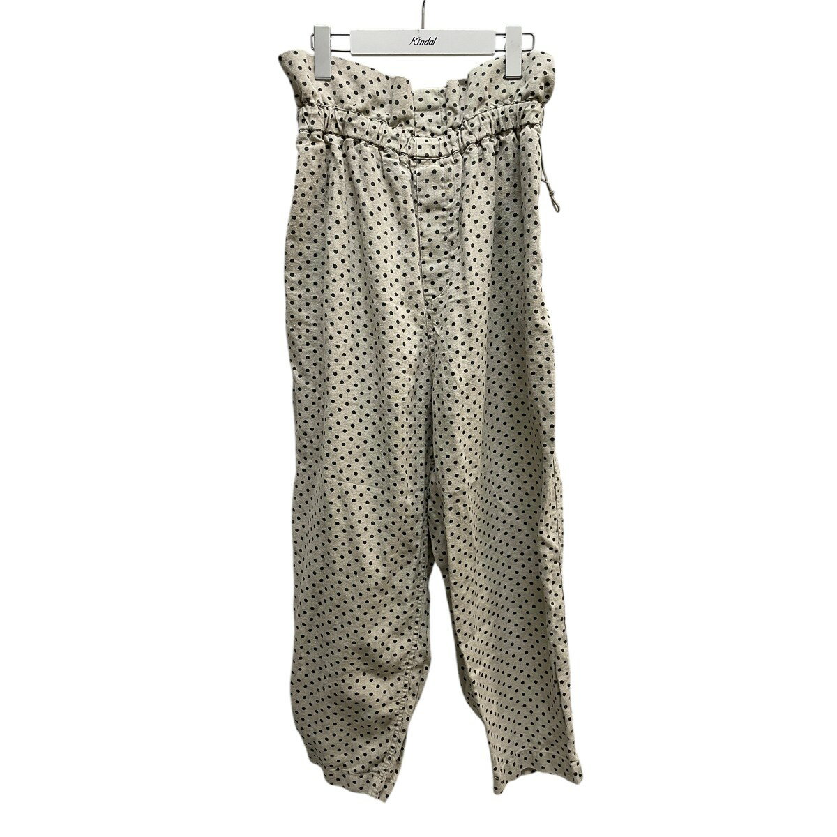 【中古】BEAMS BOY 13-24-0773-163 リネンキャンディーウエストパンツ ベージュ サイズ:FREE 【070525】(ビームスボーイ)