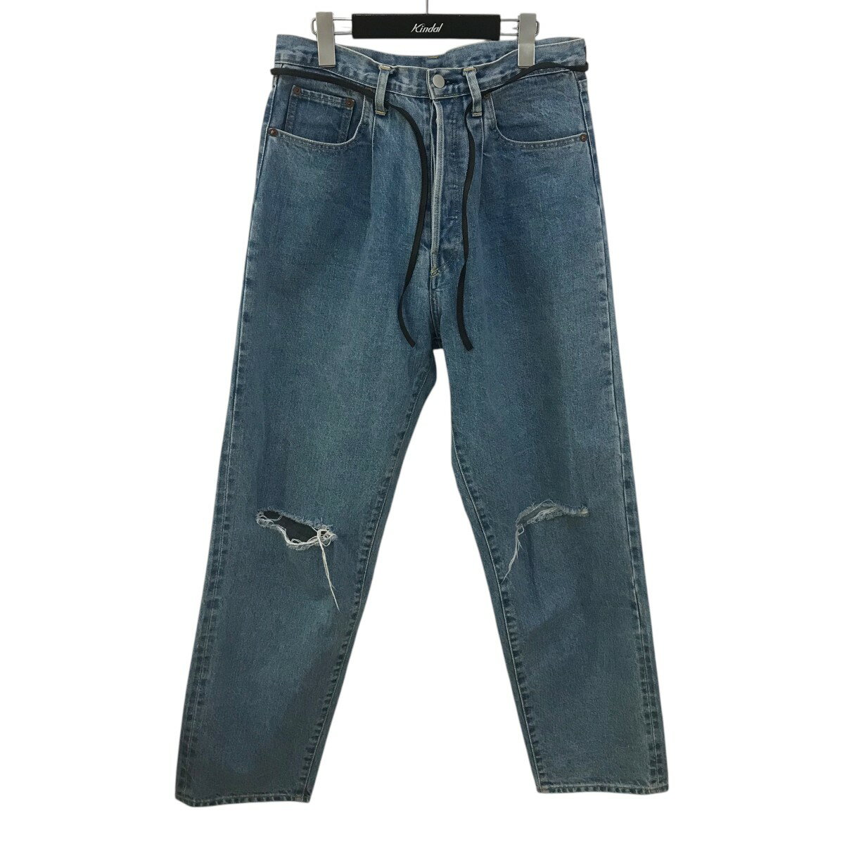 【中古】stein「VINTAGE REPRODUCTION DAMAGE DENIM JEANS」 デニムパンツ ST.515 インディゴ サイズ:M【価格見直し】