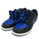 【中古】NIKE 「AIR JORDAN 1 LOW 85」 スニーカー IB1981 004 ブラック×バーシティロイヤル サイズ:25.5cm 【080525】(ナイキ)