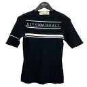 【中古】1017 ALYX 9SM ショートスリーブニット ブラック サイズ:S 【080525】(アリクス)(4)