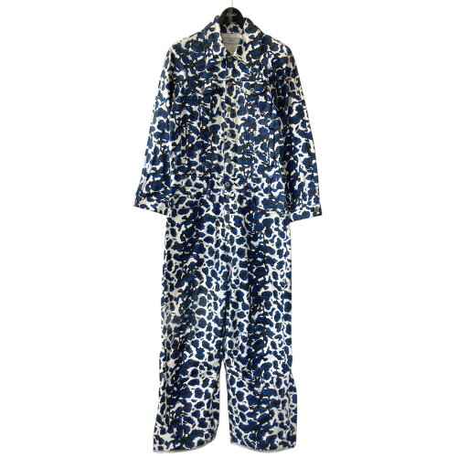 【中古】SUGARHILL レオパード ジャンプスーツ 19AWJP03 ホワイト×ブルー サイズ:M 【090525】(シュガーヒル) 【中古】SUGARHILL レオパード ジャンプスーツ 19AWJP03 ホワイト×ブルー サイズ:M 【090525】(シュガーヒル)
