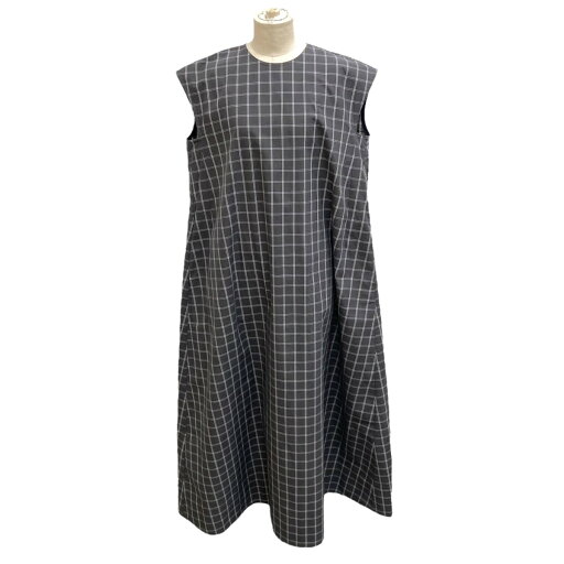 【中古】Drawer 24SS M.SUMMER1 チェックフレンチスリーブワンピース ノースリーブワンピース 6526-299-1439 グレー サイズ:36 【090525】(ドゥロワー) 【中古】Drawer 24SS M.SUMMER1 チェックフレンチスリーブワンピース ノースリーブワンピース 6526-299-1439 グレー サイズ:36 【090525】(ドゥロワー)