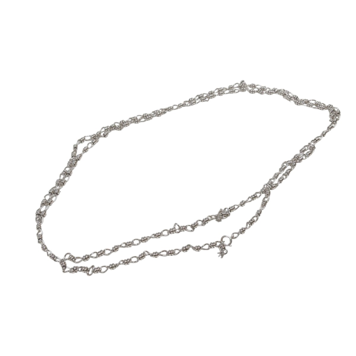 Red Coral - 【中古】D’HEYGERE　ロングネックレス シルバー 【090525】（ディヘラ）