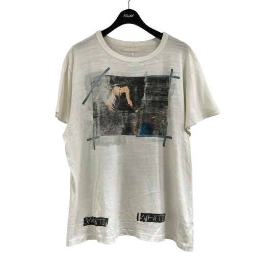 【中古】OFFWHITE プリントTシャツ ホワイト サイズ:S 【100525】(オフホワイト) 【中古】OFFWHITE プリントTシャツ ホワイト サイズ:S 【100525】(オフホワイト)