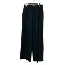 【中古】AKIRA NAKA 25SS タックワイドパンツ AR2516-BK 【Freja pants】 ブラック サイズ:2 【100525】(アキラナカ)