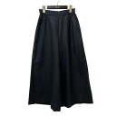 【中古】FOXEY ワイドスラックスパンツ 41700-nspof601t ネイビー サイズ:38 【100525】(フォクシー)