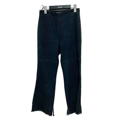 【中古】MADISON BLUE レザーフリンジパンツ MB191 3006 ネイビー サイズ:S 【100525】(マディソンブルー) 【中古】MADISON BLUE レザーフリンジパンツ MB191 3006 ネイビー サイズ:S 【100525】(マディソンブルー)