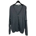 【中古】BURLAP OUTFITTERカーディガン B0030071 グレー サイズ:L【価格見直し】