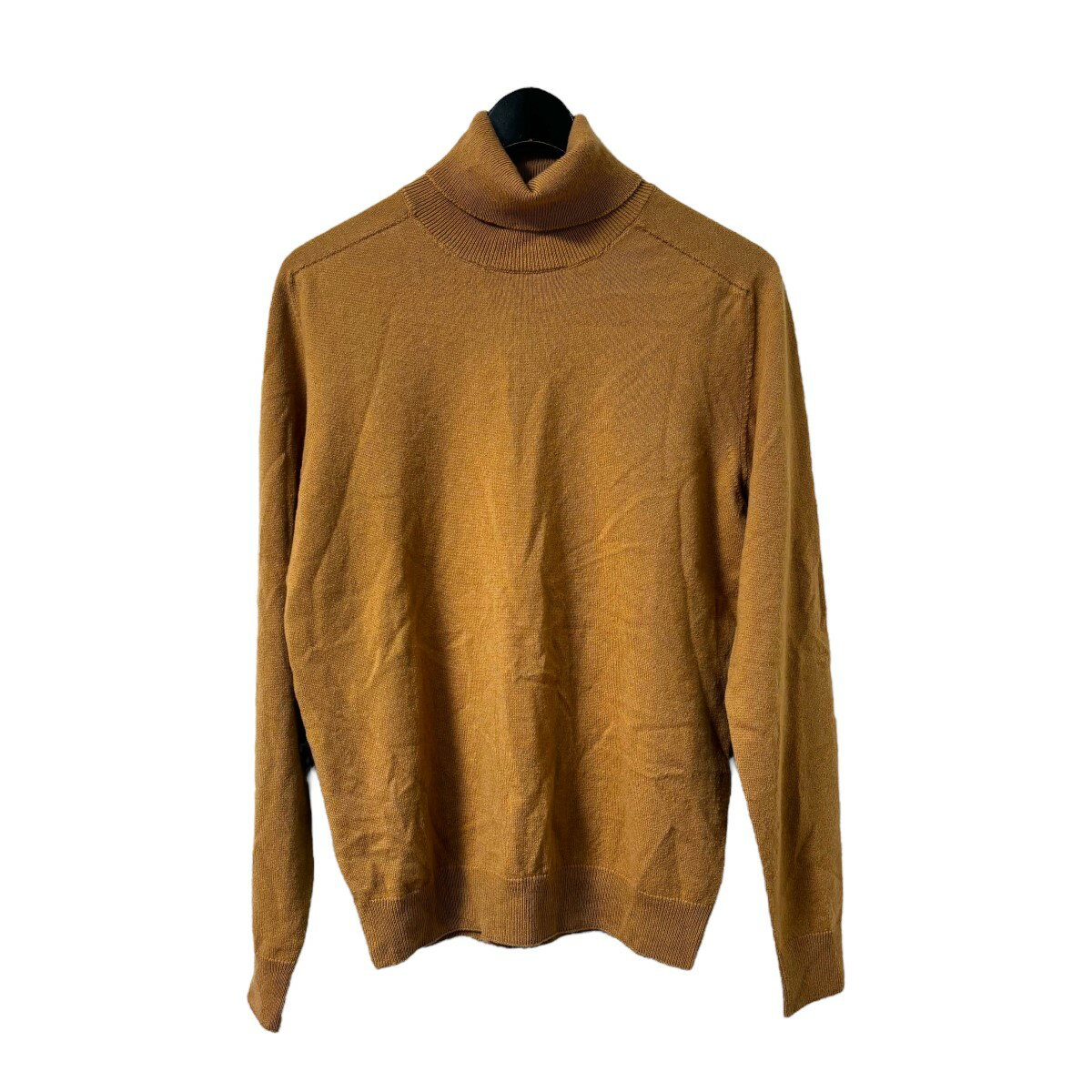 【中古】Drumohr カシミヤ混タートルネックニット ベージュ サイズ:46 【100525】(ドルモア)
