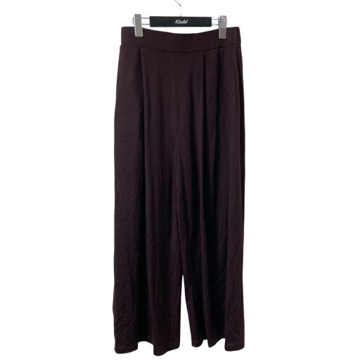 【中古】VERMEIL par iena24AW wool 100 jersey tuck パンツ イージーワイドパンツ 24070938510030 ボルドー サイズ:FREE【価格見直し】 【中古】VERMEIL par iena24AW wool 100 jersey tuck パンツ イージーワイドパンツ 24070938510030 ボルドー サイズ:FREE【価格見直し】