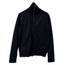 【中古】ripvanwinkle22AW BALLOON ZIP UP JERSEY JACKET フリースフルジップジャケット RB 426 ブラック サイズ:S【価格見直し】