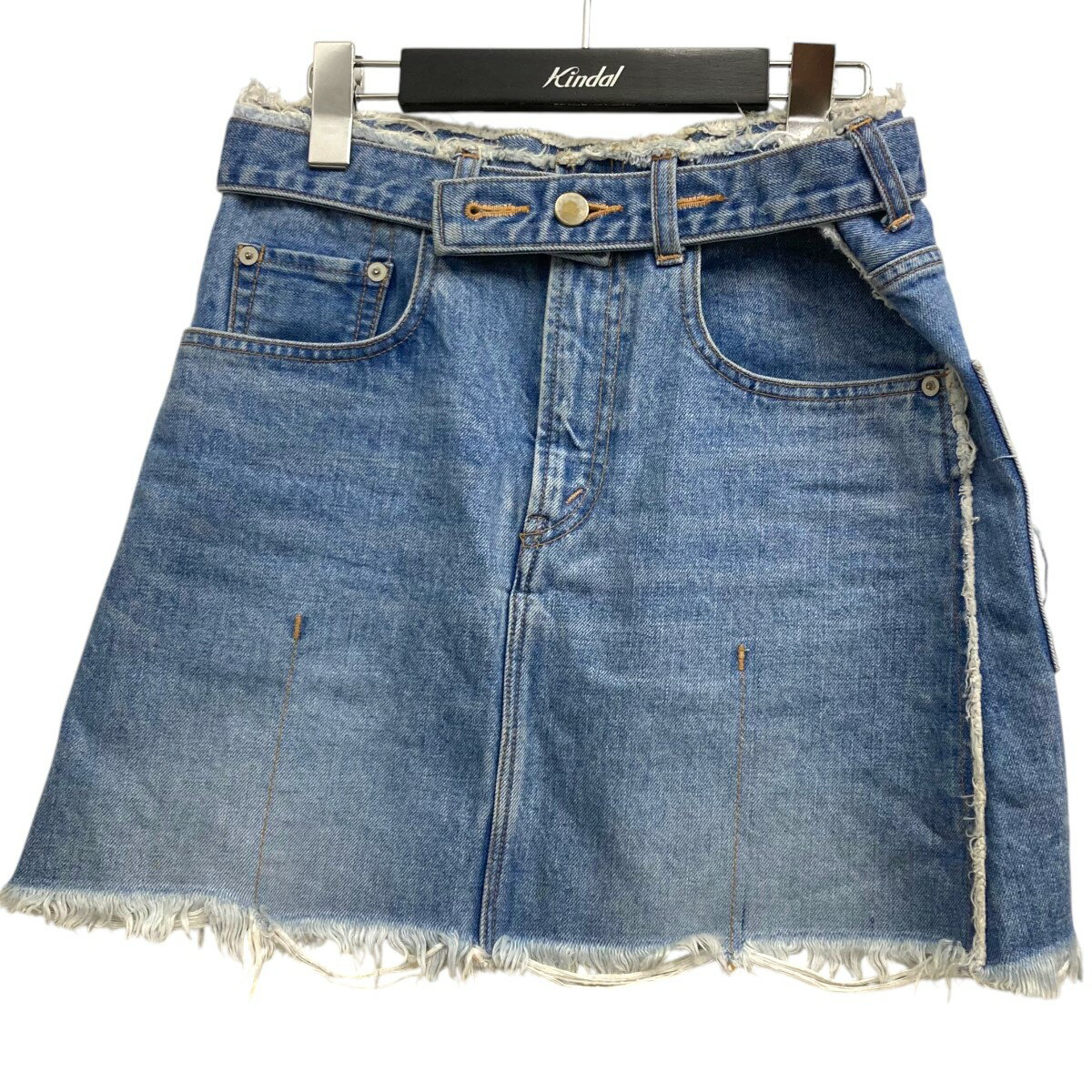 【中古】VOLTAGE CONTROL FILTERデニムスカート インディゴ サイズ：Free【価格見直し】