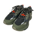 【中古】LACOSTEスニーカー L003 NEO TECH 224 1 SFA 748SFA00875E4 オリーブ サイズ:8【価格見直し】