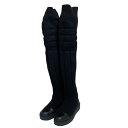 【中古】MaxMaraWOOLINロングブーツ ブラック サイズ:37【価格見直し】