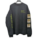 【中古】Children of the discordance SASTR ROSE EMBROIDERY PO クルーネックスウェット COTDCS-208 ブラック サイズ:1 【100525】(チルドレンオブザディスコーダンス)