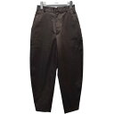 【中古】LOEFF「CHINTZ LT BNTN TRS」チンツ ボンタン パンツ ブラウン サイズ:0【価格見直し】