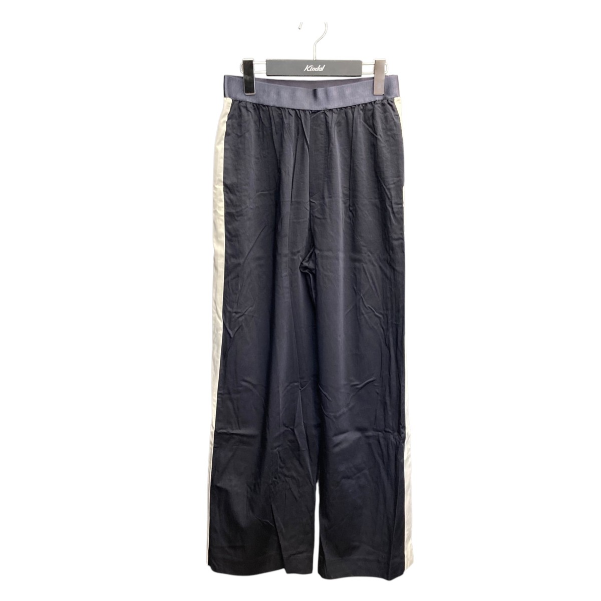【中古】ASTRAET23SS サテンソクショウワイドパンツ 5414-202-0400 ネイビー サイズ：1【価格見直し】