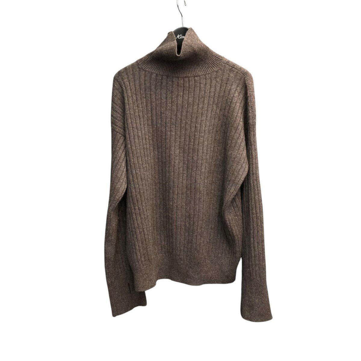【中古】pelleq　タートルネックニット ブラウン サイズ：表記無 【100525】（ペレック）