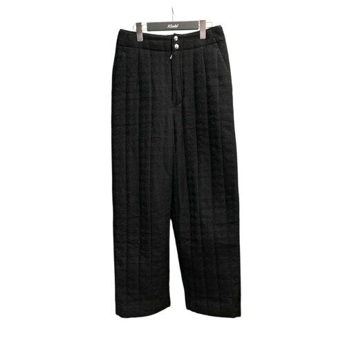 【中古】pelleq キルティングパンツ ブラック サイズ:FREE 【100525】(ペレック) 【中古】pelleq キルティングパンツ ブラック サイズ:FREE 【100525】(ペレック)