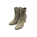 【中古】JIMMY CHOO ヒールブーツ ライトグレー サイズ:36 【100525】(ジミーチュウ)(4)