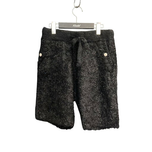 【中古】boussole ラメニットハーフパンツ 42F2-035 ブラック サイズ:1 【100525】(ブソル) 【中古】boussole ラメニットハーフパンツ 42F2-035 ブラック サイズ:1 【100525】(ブソル)