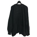 【中古】COMOLI 7Gコットン ニットカーディガン X01 06011 ブラック 【110525】(コモリ)(4)