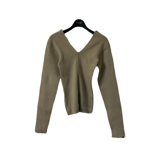 【中古】EXTREME CASHMERE23SS Vネックニット 37023102004 ベージュ サイズ:Free【価格見直し】 【中古】EXTREME CASHMERE23SS Vネックニット 37023102004 ベージュ サイズ:Free【価格見直し】