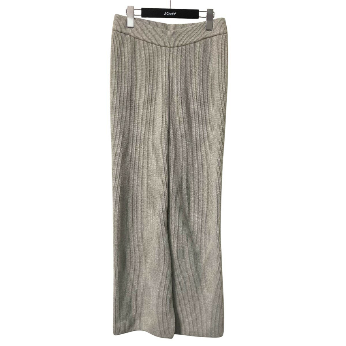 【中古】MUSE de Deuxieme Classe23AW OLBIA リブ パンツ ニットパンツ 23030500406030 ベージュ サイズ:FREE...