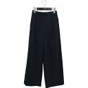 【中古】ENFOLD ワイドパンツ 300BA631-1530 ネイビー サイズ:34 【110525】(エンフォルド)