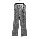 【中古】AMERI ストライプパンツ 02210861310 STRIPE SLIM STRAIGHT PANTS ブルー×ホワイト サイズ:S 【110525...