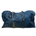 【中古】PRADA 三角プレートナイロンボストンバッグ ネイビー サイズ:- 【110525】(プラダ)