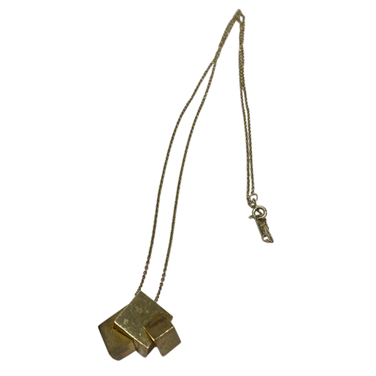 【中古】JOHN LAWRENCE SULLIVAN　キューブネックレス ゴールド サイズ：- 【110525】（ジョンローレンスサリバン）