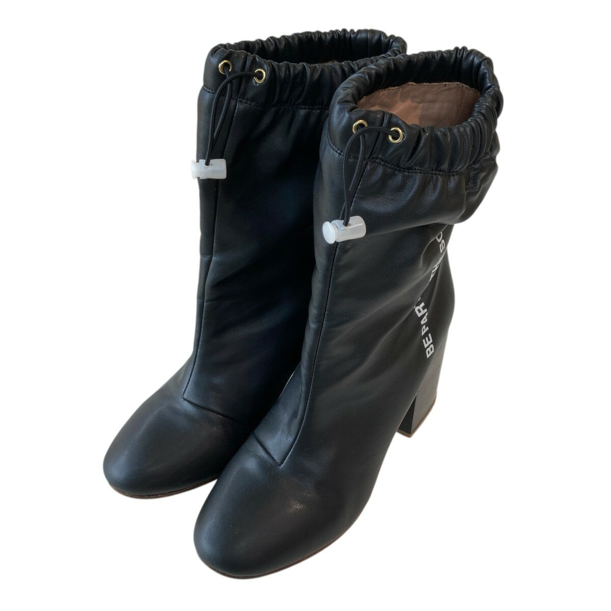 【中古】F WDショートブーツ ブラック サイズ：36【価格見直し】