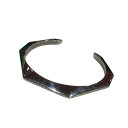 【中古】BOTTEGA VENETAファセットカフ バングル シルバー【価格見直し】