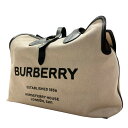 【中古】BURBERRY 「MD SOFT BELT TOTE」 トートバッグ 8010341 アイボリー 【110525】(バーバリー)