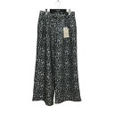 【中古】seyto 総柄 ワイドパンツ SETOY244001 グレー サイズ:2 【120525】(セイト)