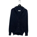 【中古】TOMORROW LAND tricot ショールケーブルニットカーディガン 63-02-44-02612 ネイビー サイズ:L 【110525】(トゥモローランドトリコ)(4)