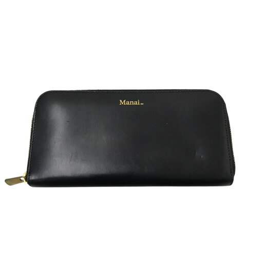 【中古】Manai 長財布 ブラック 【130525】(マナイ) 【中古】Manai 長財布 ブラック 【130525】(マナイ)